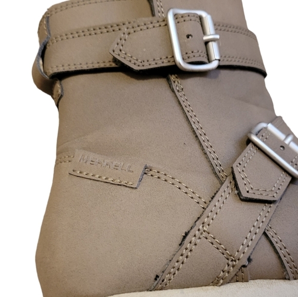 Merrell Women’s Alpine Buckle Falcon Waterproof Winter Boots J002350 Size 6.5 - Picture 5 of 11